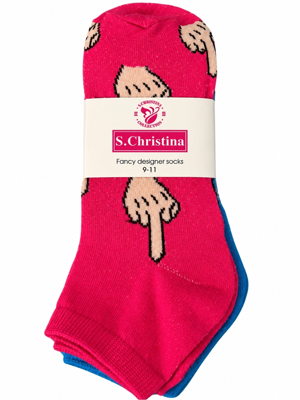 🖕😂 S. Christina Collection Middle Finger Novelty Socks – New With Tags